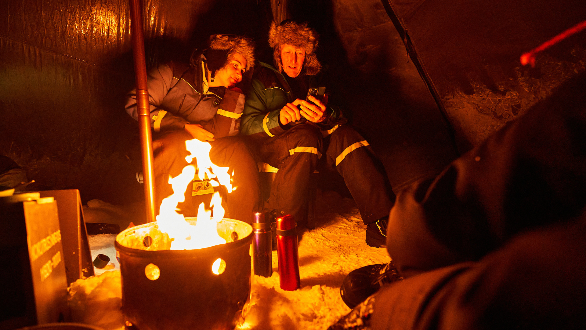 Arktische Husky Expedition